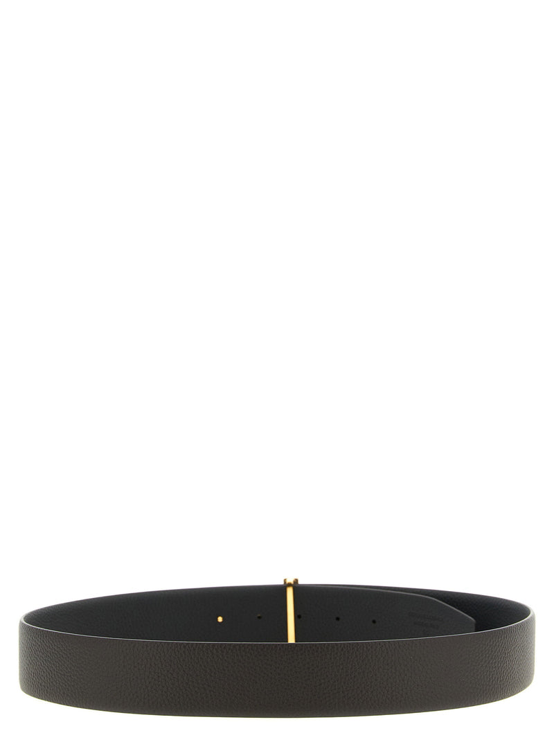 Tom Ford Icon Belt — Black Grain Leather