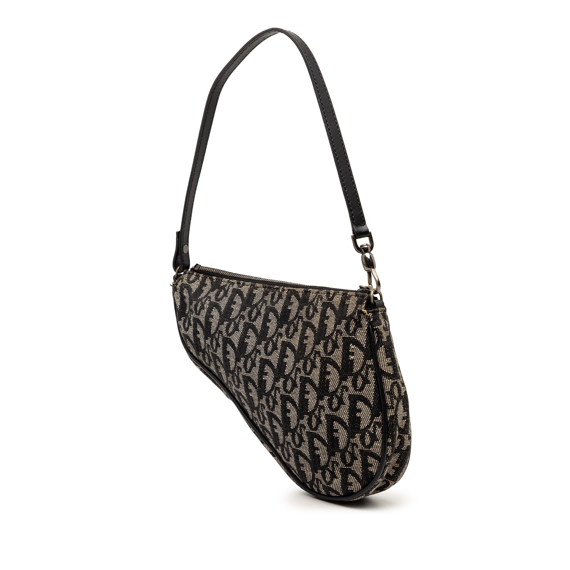 Mini Diorissimo Canvas Saddle Pochette - Image 2