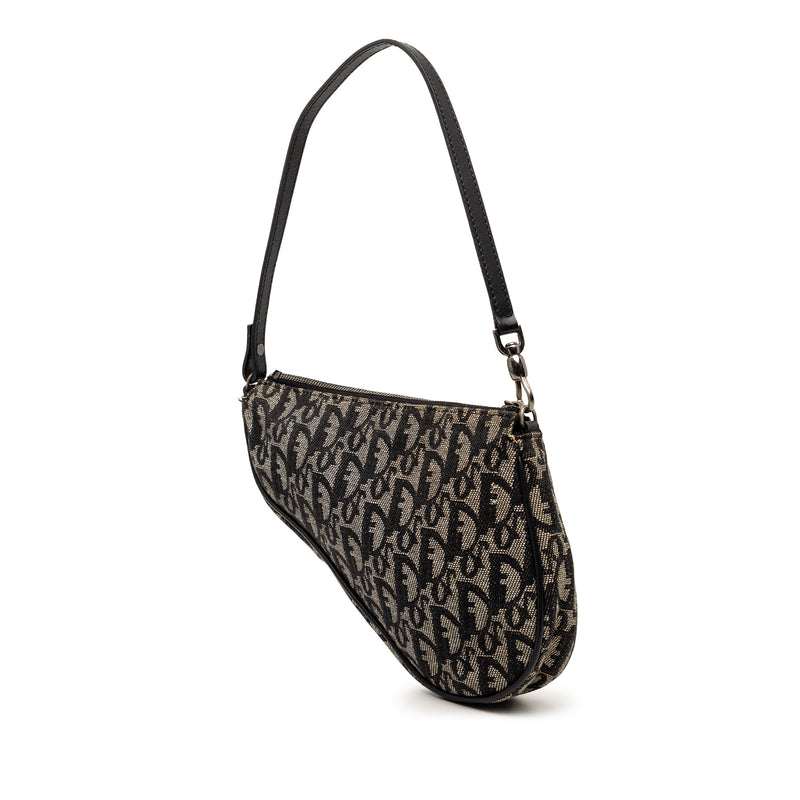 Mini Diorissimo Canvas Saddle Pochette - Image 2