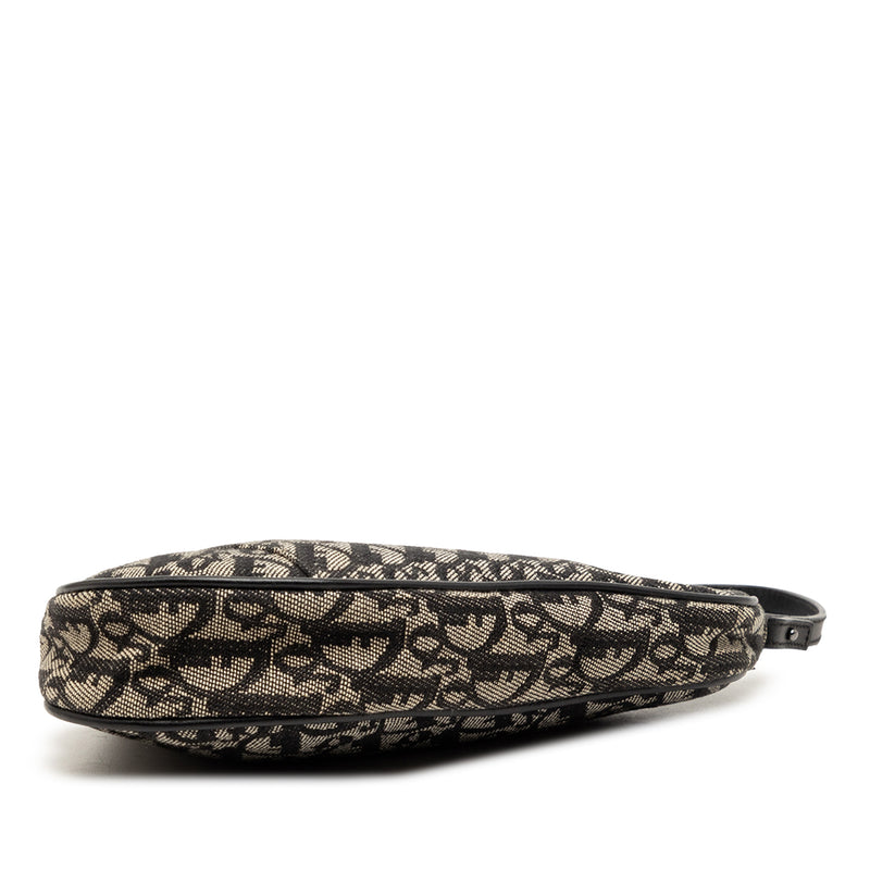 Mini Diorissimo Canvas Saddle Pochette - Image 3