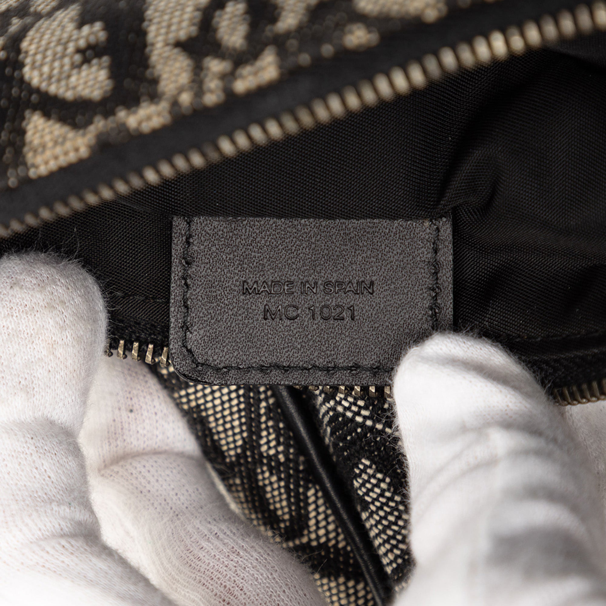 Mini Diorissimo Canvas Saddle Pochette - Image 6