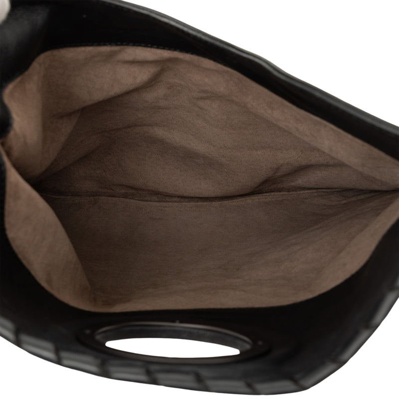 Nappa Intrecciato Turn Lock Clutch - Image 4