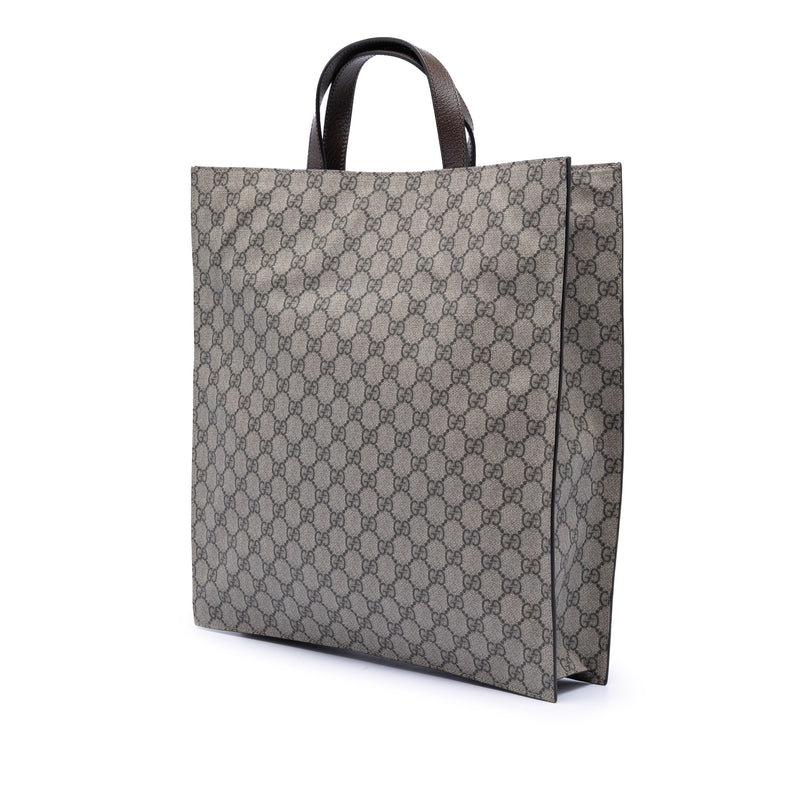 GG Supreme Butterfly and Flower Embroidery Convertible Soft Tote - Image 2