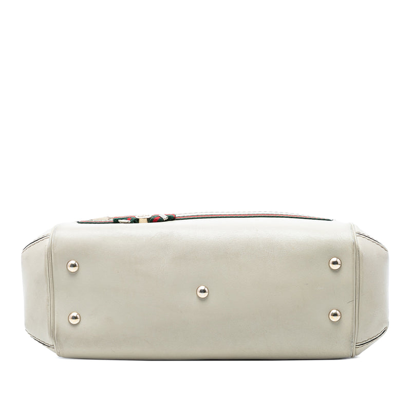 GG Canvas Web Mayfair Satchel - Image 3