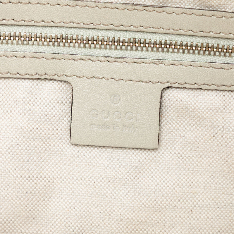 GG Canvas Web Mayfair Satchel - Image 5