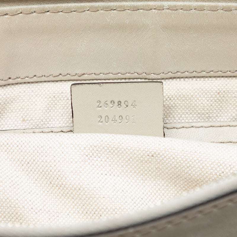 GG Canvas Web Mayfair Satchel - Image 6