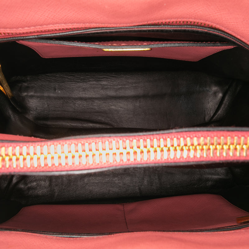 Saffiano Soft Triple Pocket Tote - Image 4