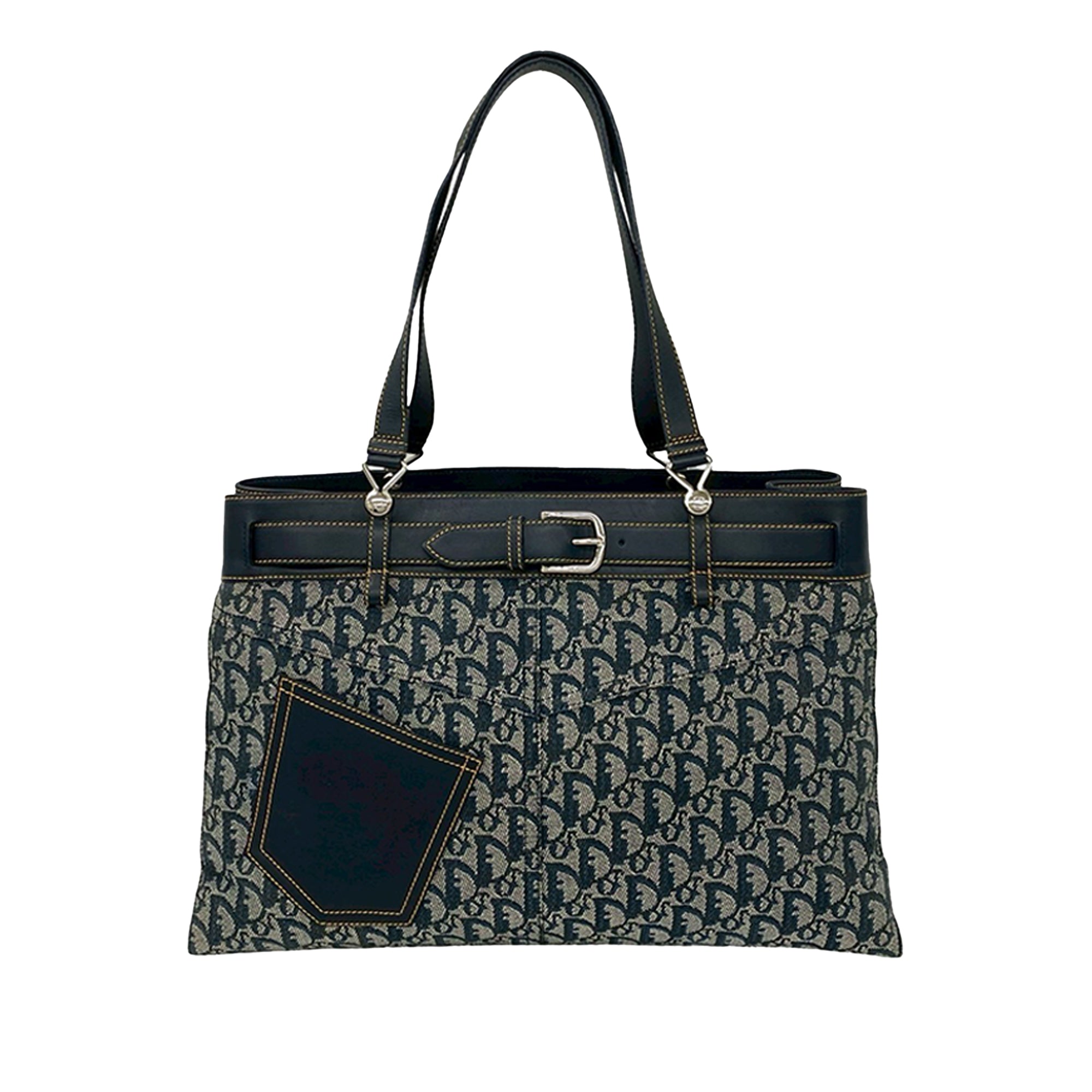 Diorissimo Trotter Canvas Jeans Pocket Tote - Image 1
