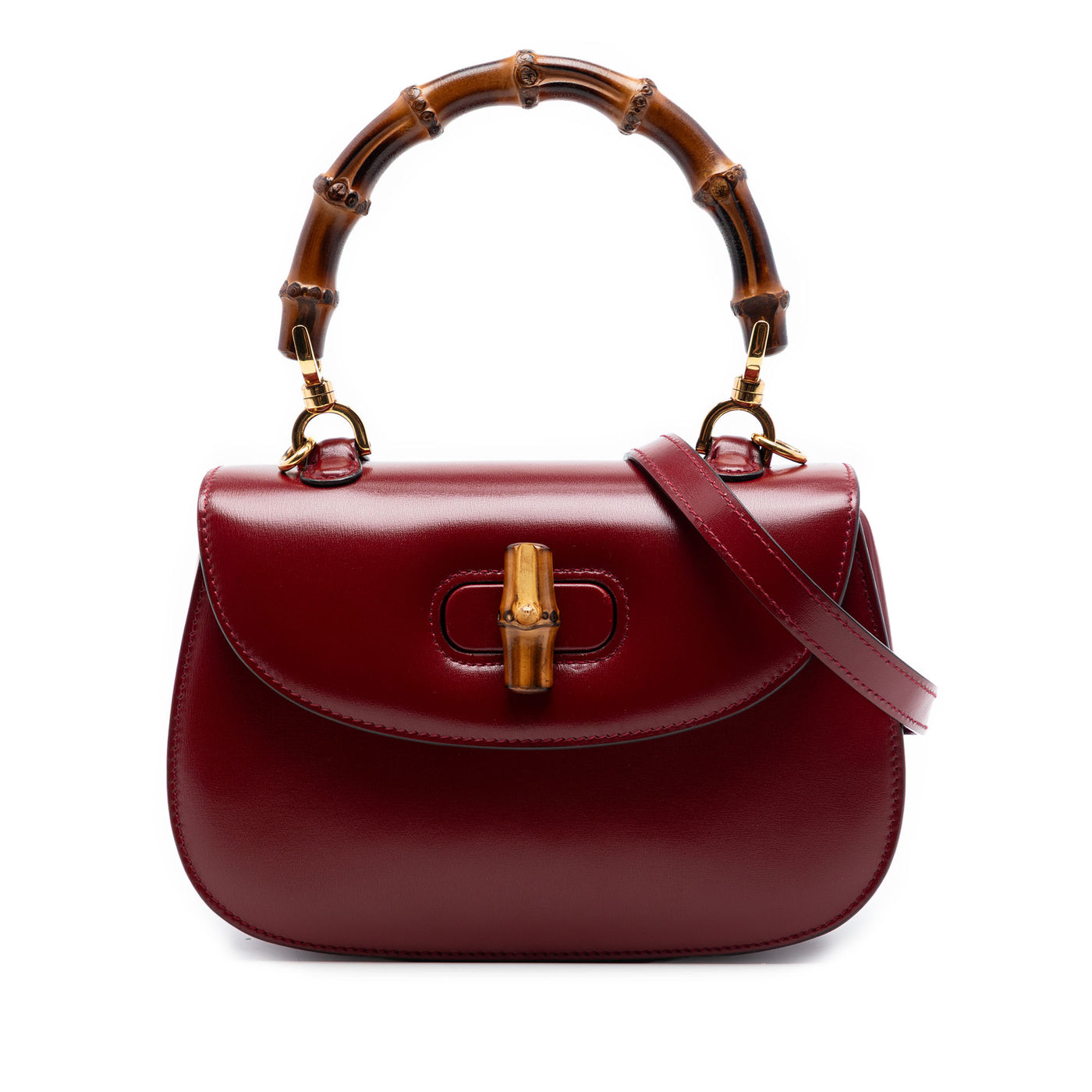 Small Calfskin 1947 Bamboo Top Handle Bag - Image 1
