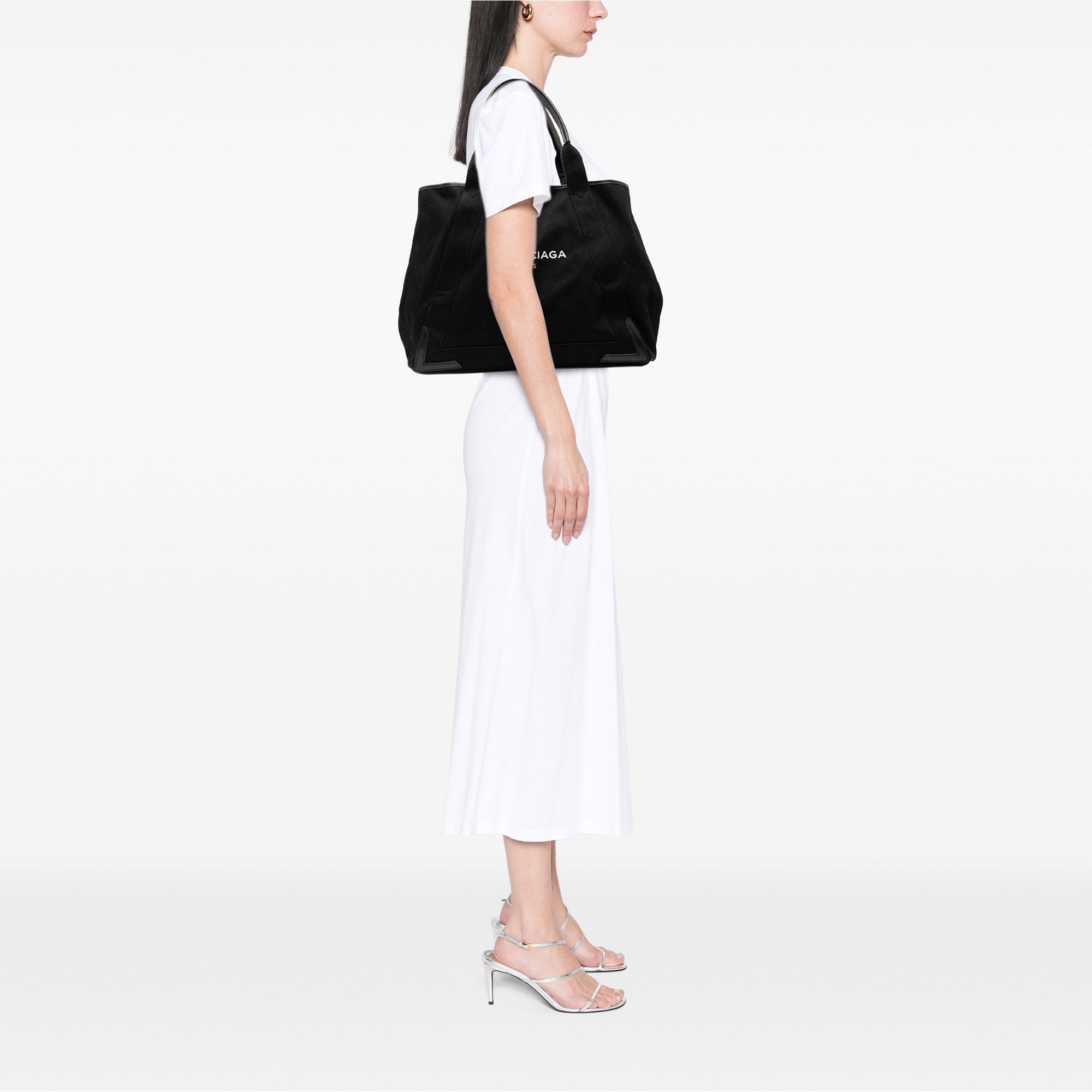 Denim Navy Cabas Tote M - Image 7