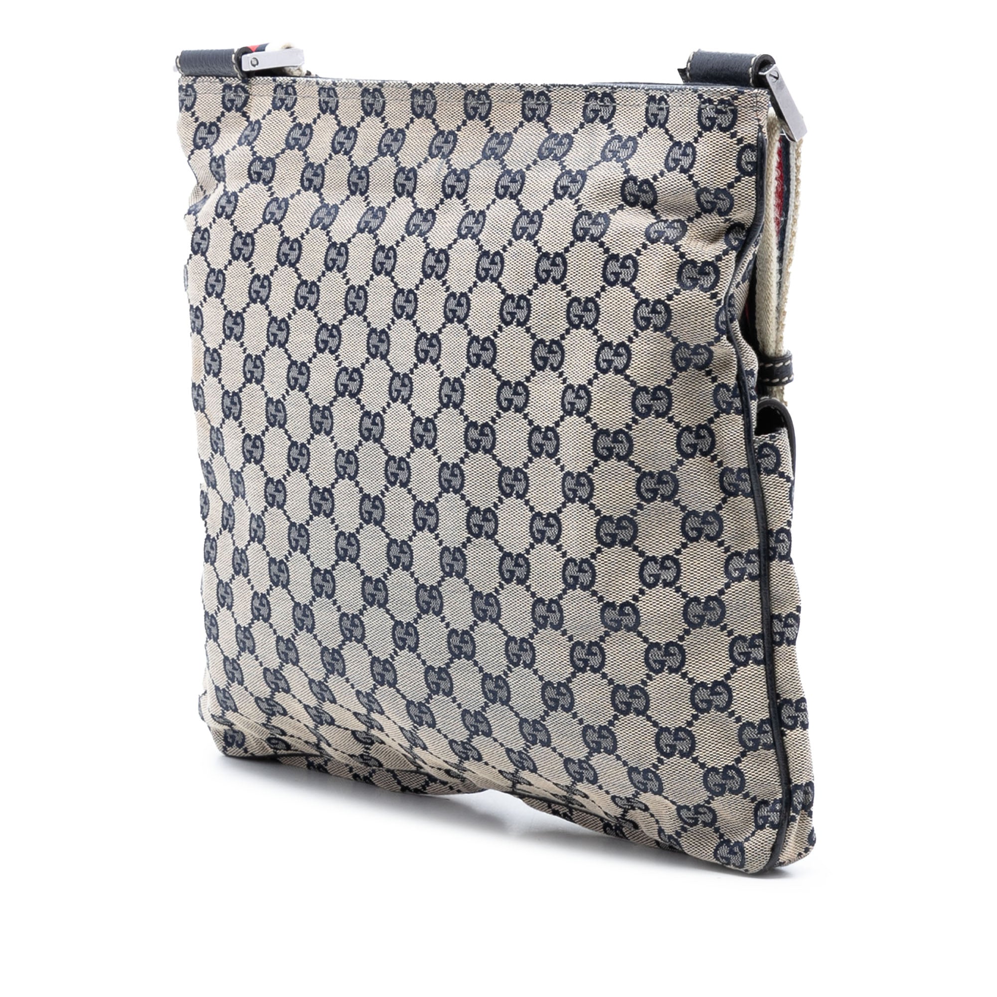 GG Canvas Web Double Pocket Crossbody - Image 2
