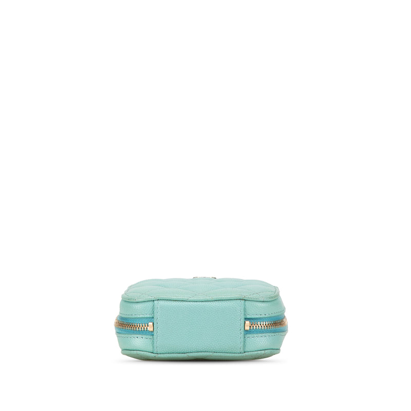 CC Quilted Caviar Zip Phone Case - Image 3