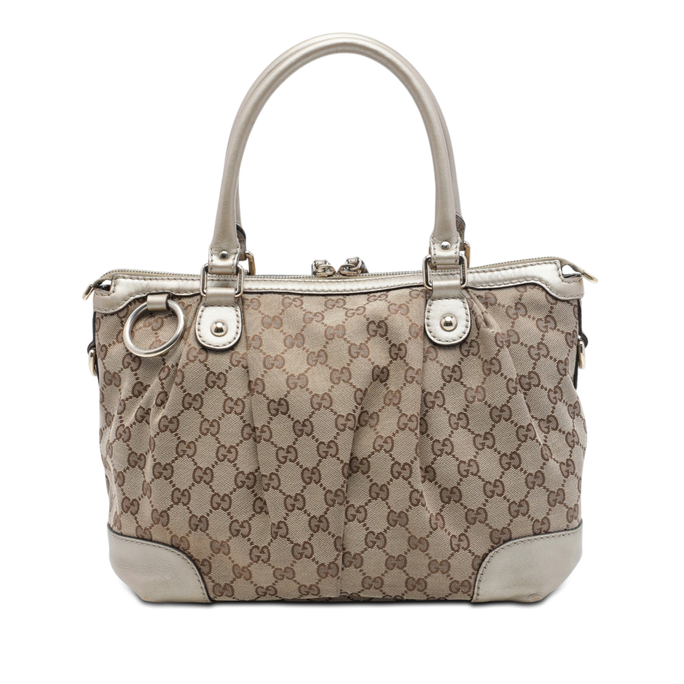 GG Canvas Sukey Satchel - Image 1