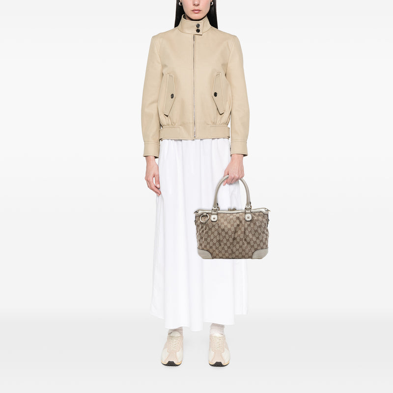 GG Canvas Sukey Satchel - Image 6
