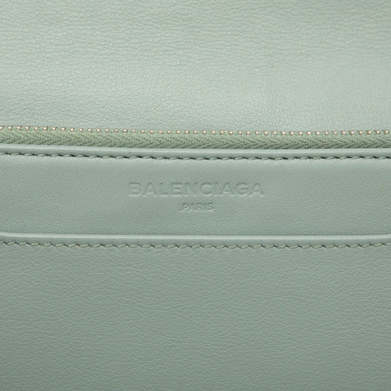 Calfskin Metal Plate City Wallet on Chain - Image 6
