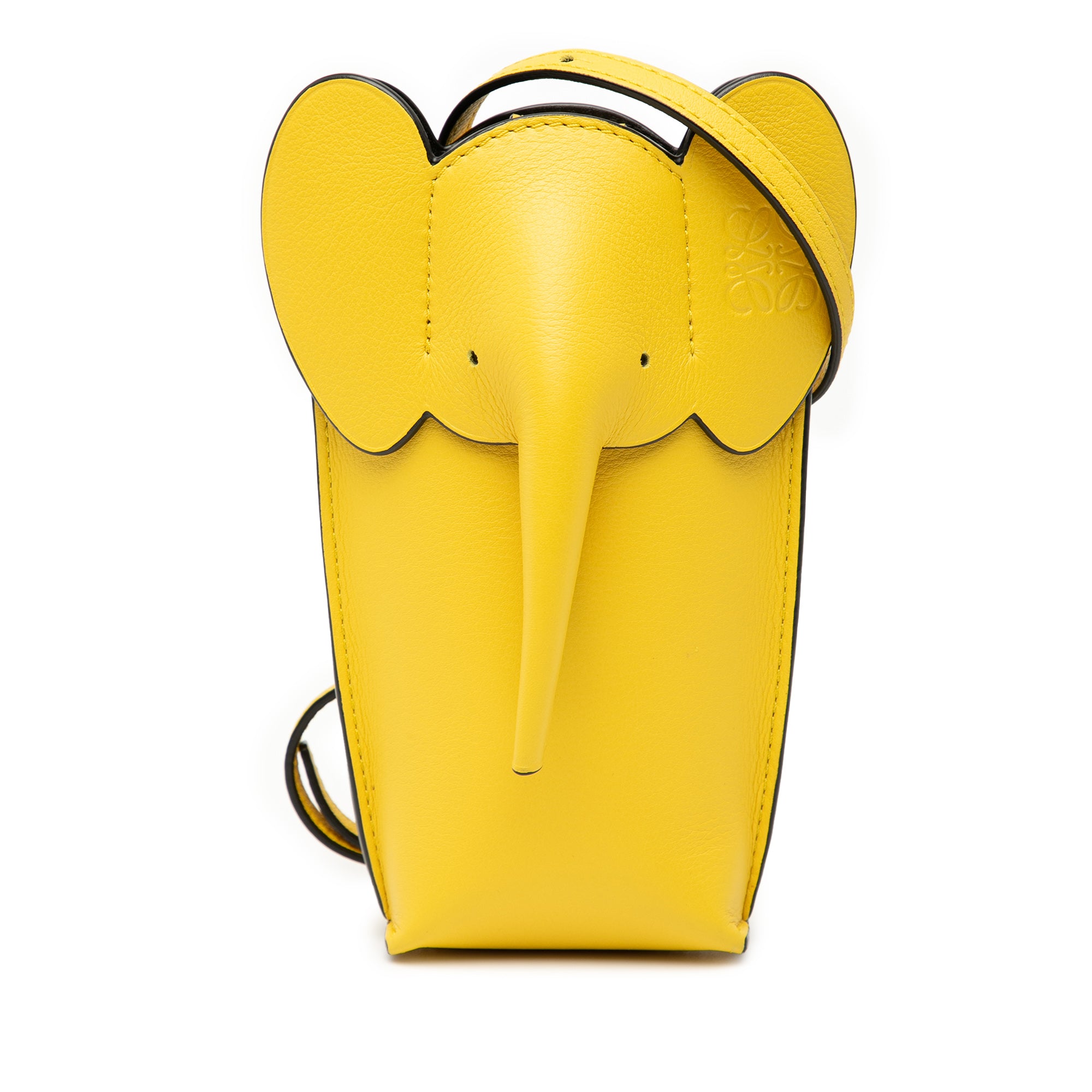 Leather Elephant Pocket Crossbody - Image 1
