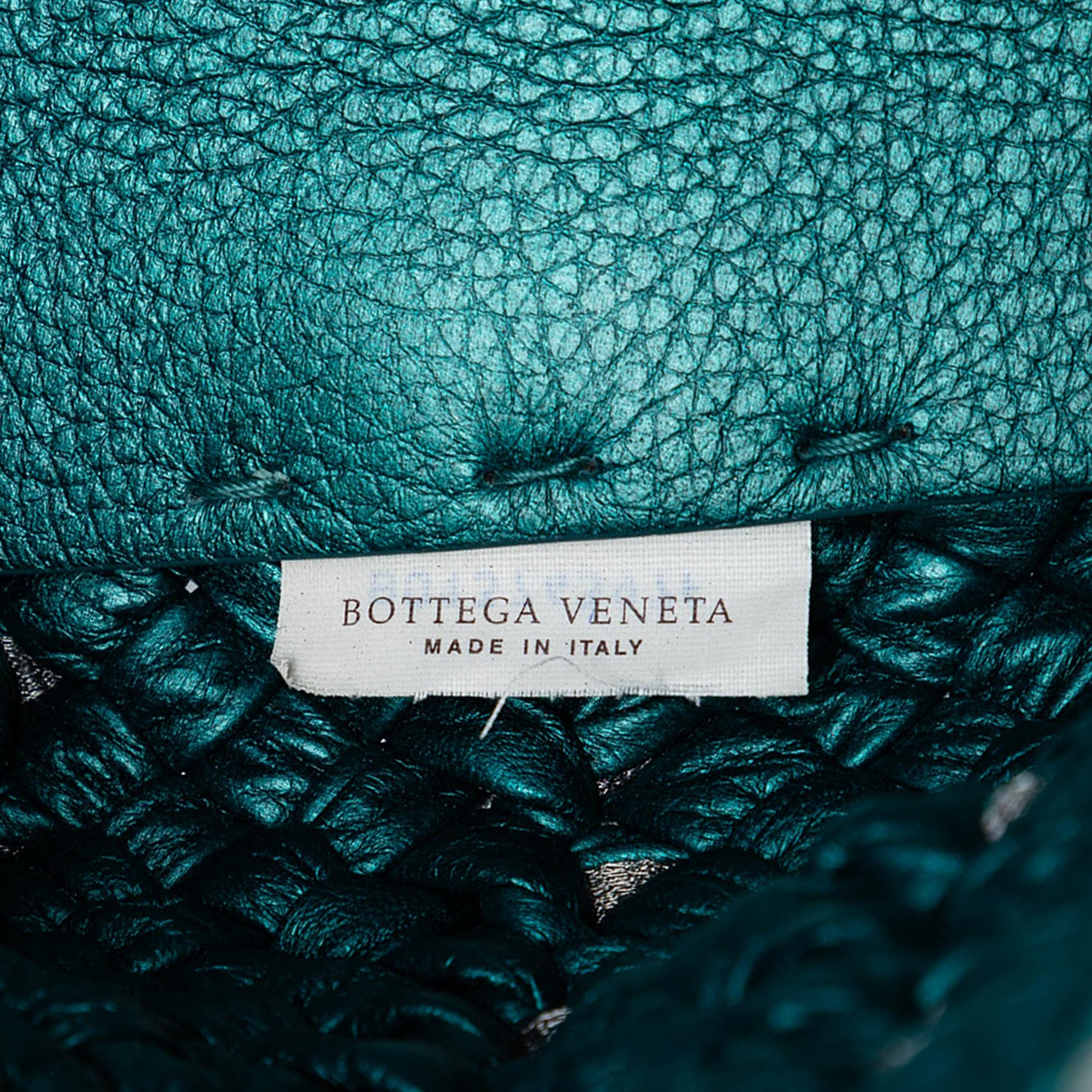 Medium Metallic Nappa Intrecciato Cesta Tote - Image 5