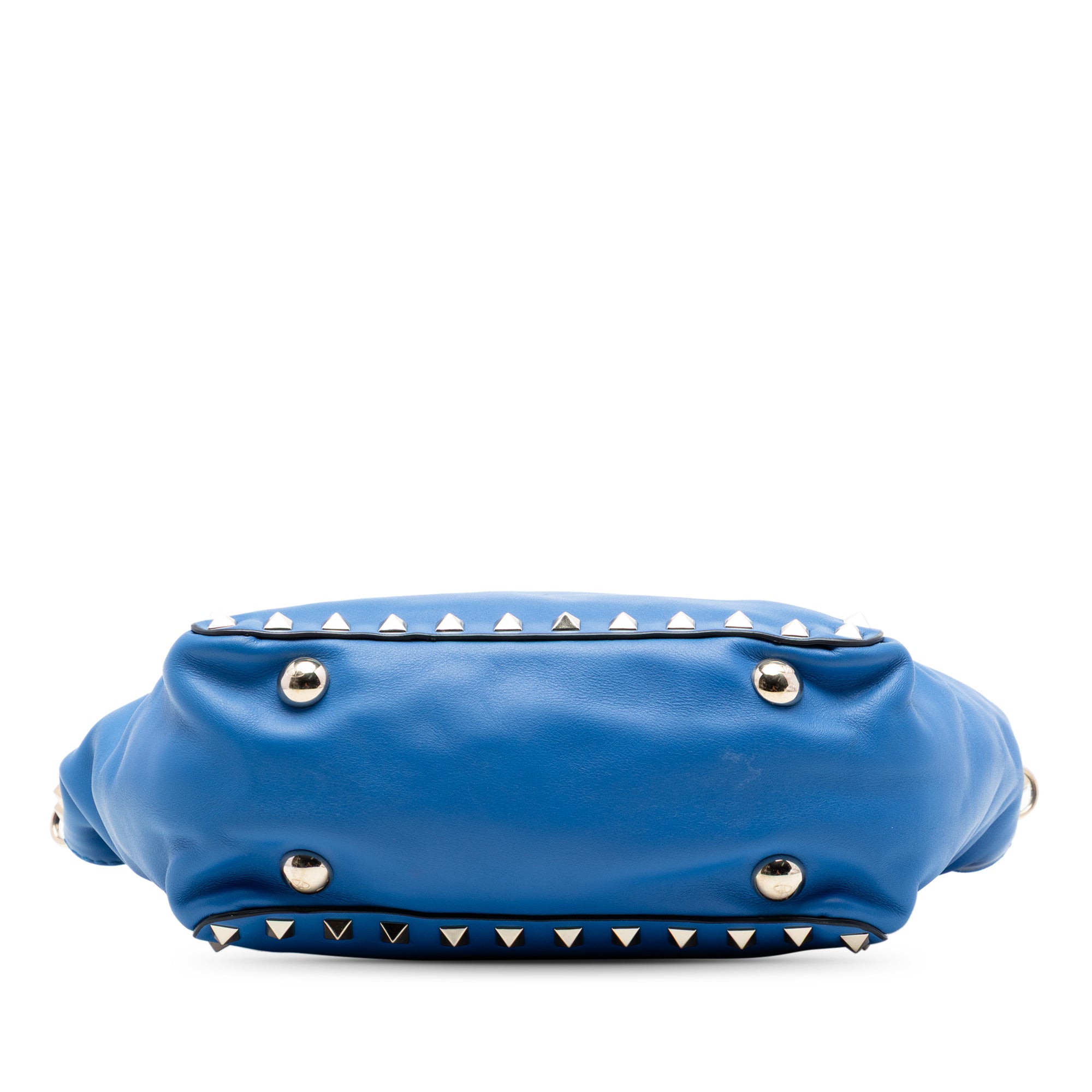 Mini Leather Rockstud Trapeze Satchel - Image 3