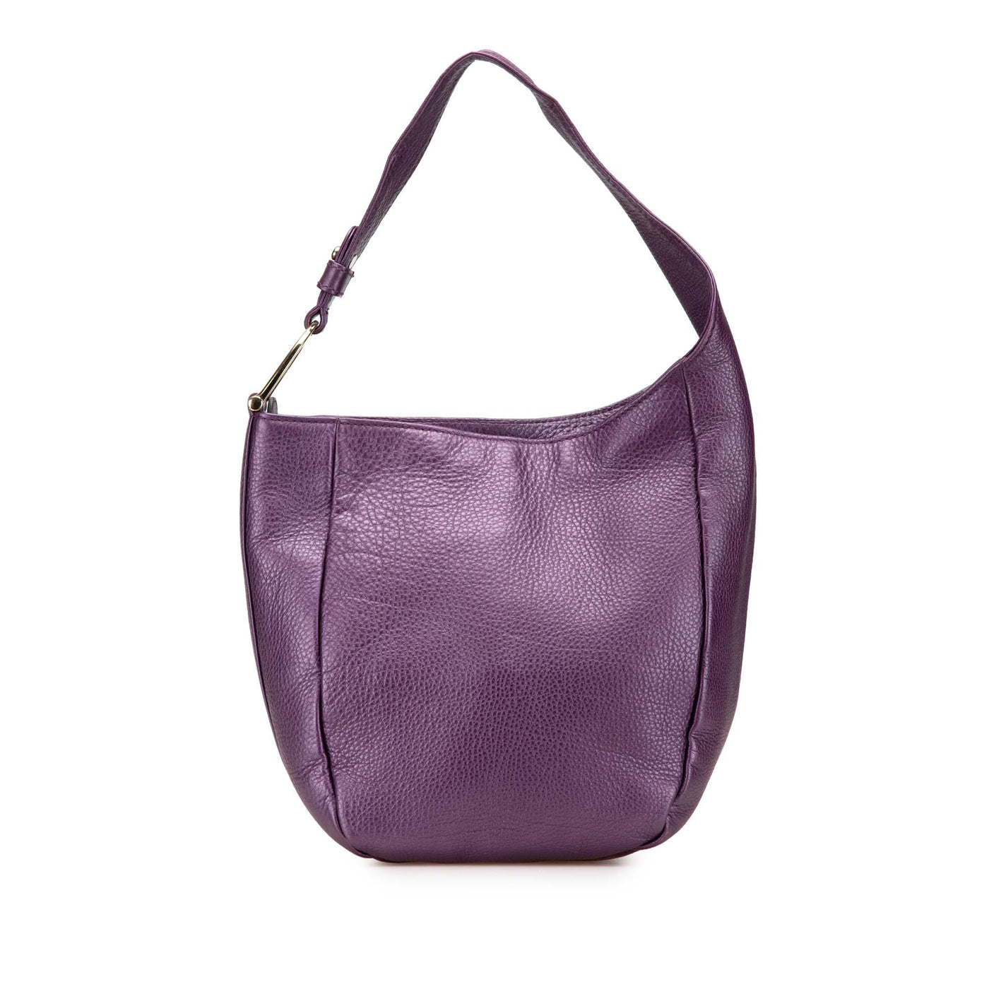 Metallic Leather Greenwich Hobo - Image 1