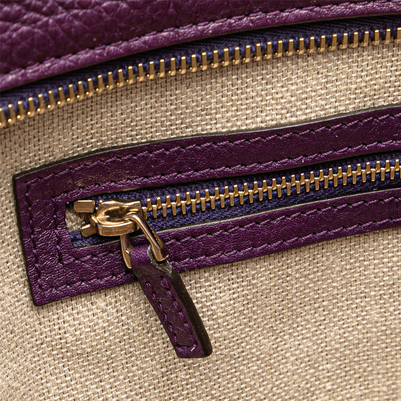 Metallic Leather Greenwich Hobo - Image 7