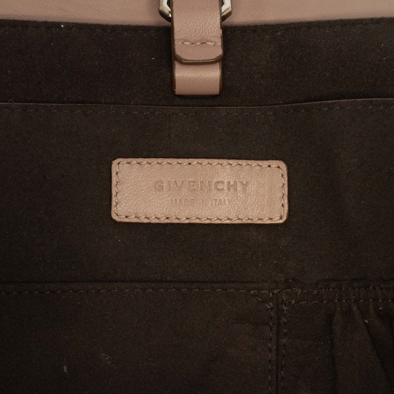 Medium Croc Embossed Calfskin Shark Lock Satchel - Image 5