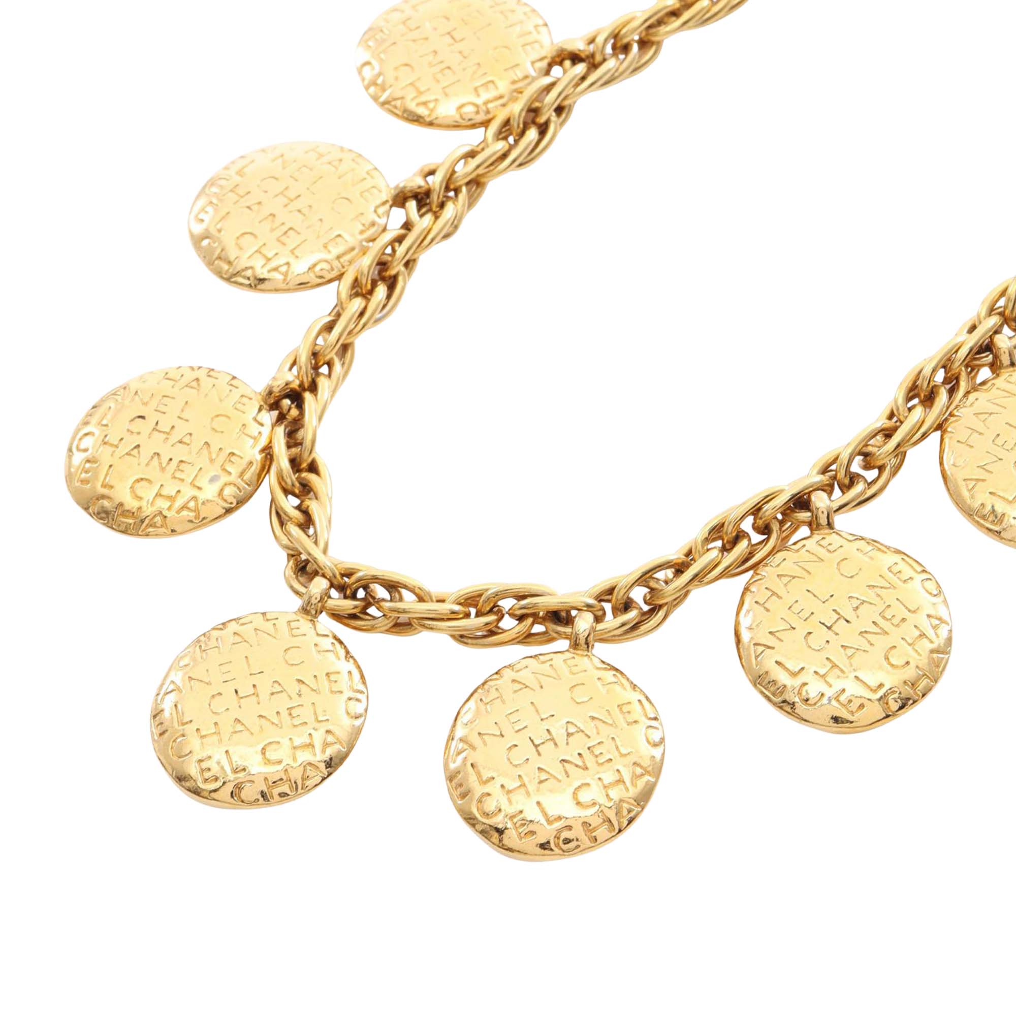 Gold Plated Mademoiselle Chain Necklace - Image 3