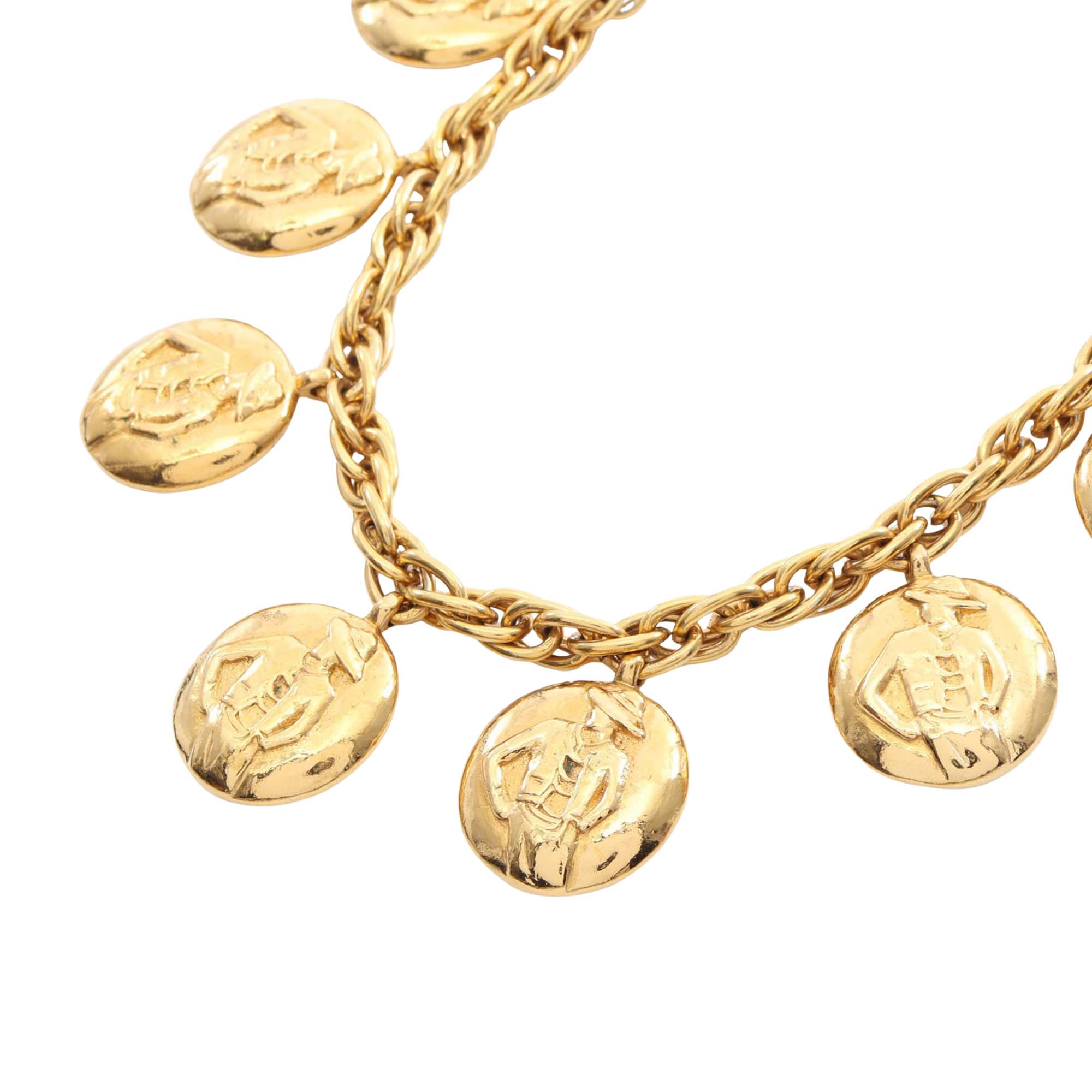 Gold Plated Mademoiselle Chain Necklace - Image 4