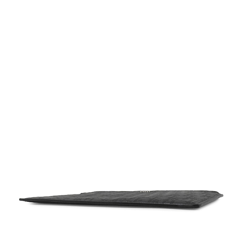 Oblique Perforated Calfskin Galaxy Wristlet Clutch - Image 3