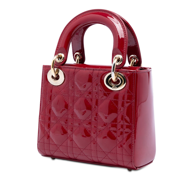 Mini Patent Cannage Lady Dior - Image 2