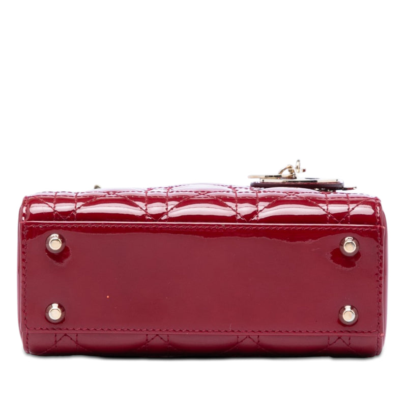 Mini Patent Cannage Lady Dior - Image 3