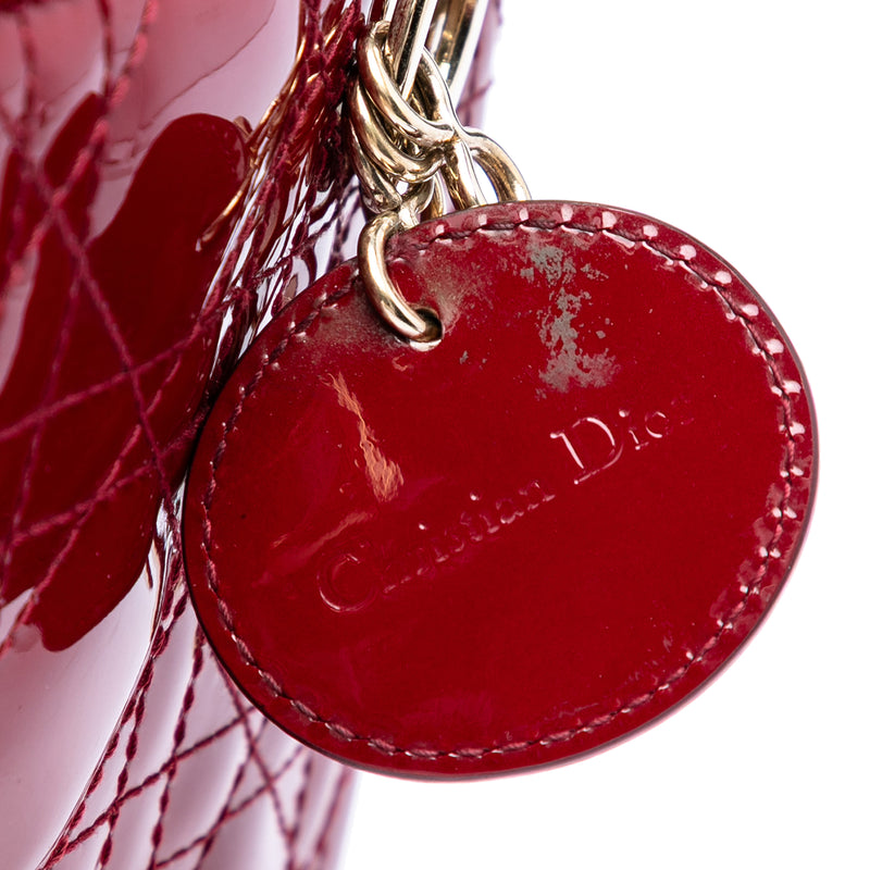 Mini Patent Cannage Lady Dior - Image 5