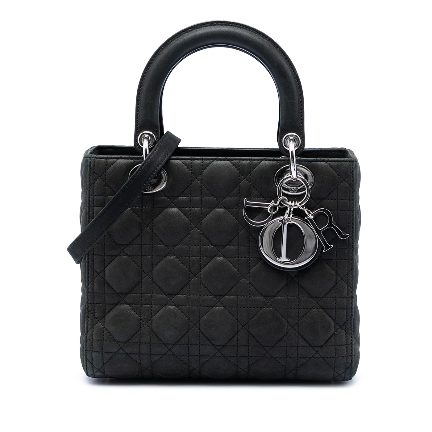 Medium Iridescent Lambskin Cannage Lady Dior - Image 1
