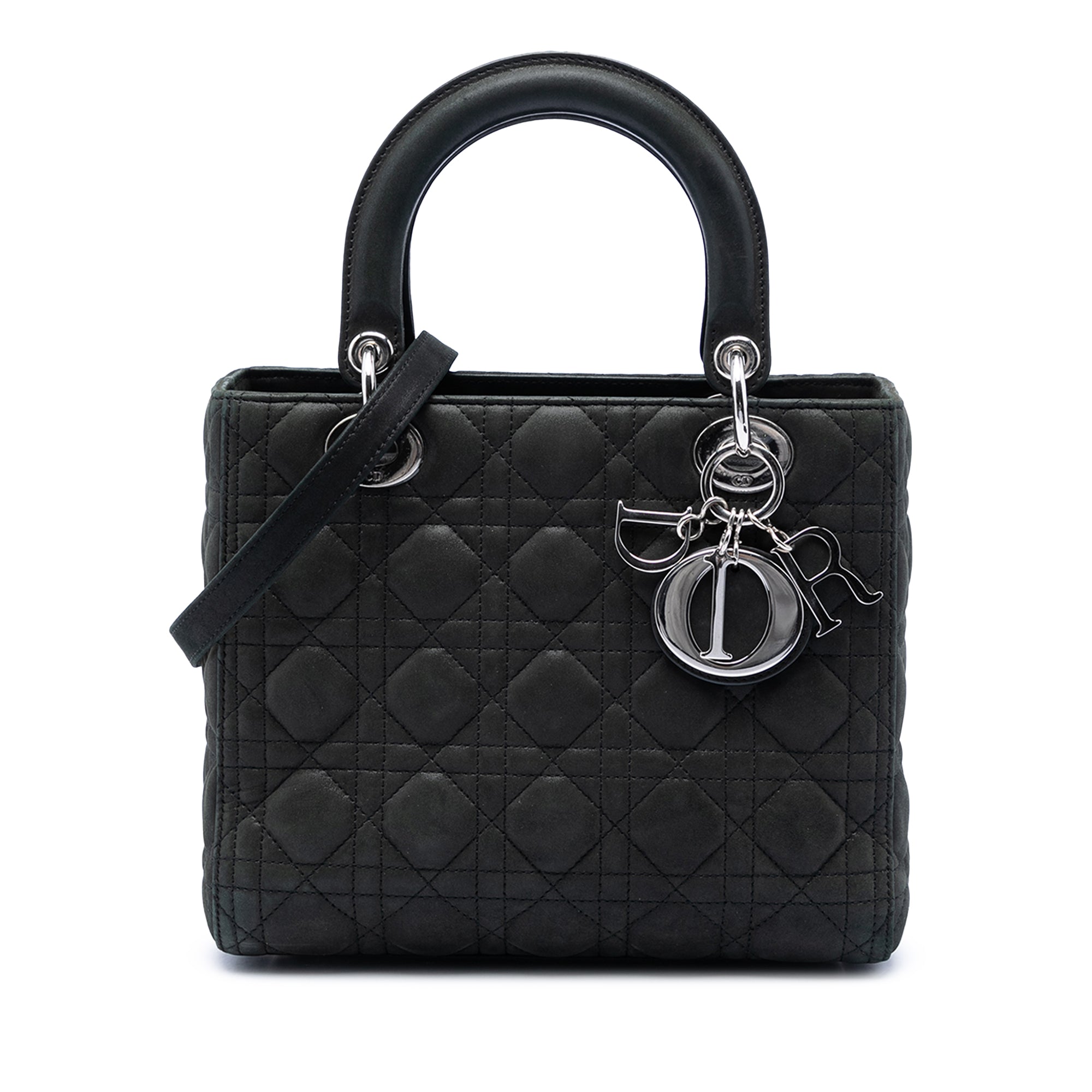 Medium Iridescent Lambskin Cannage Lady Dior - Image 1
