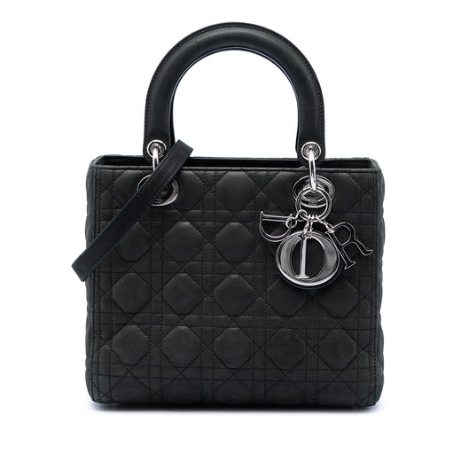 Medium Iridescent Lambskin Cannage Lady Dior - Image 1