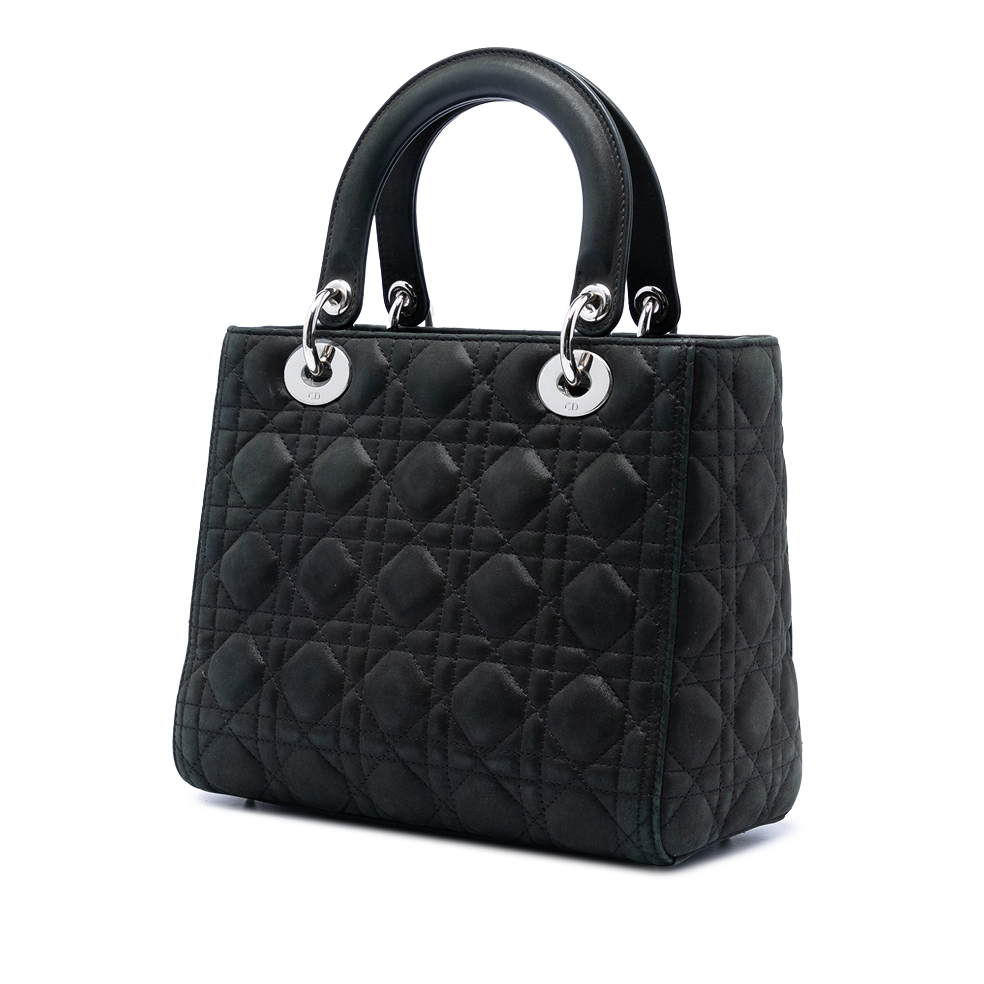 Medium Iridescent Lambskin Cannage Lady Dior - Image 2