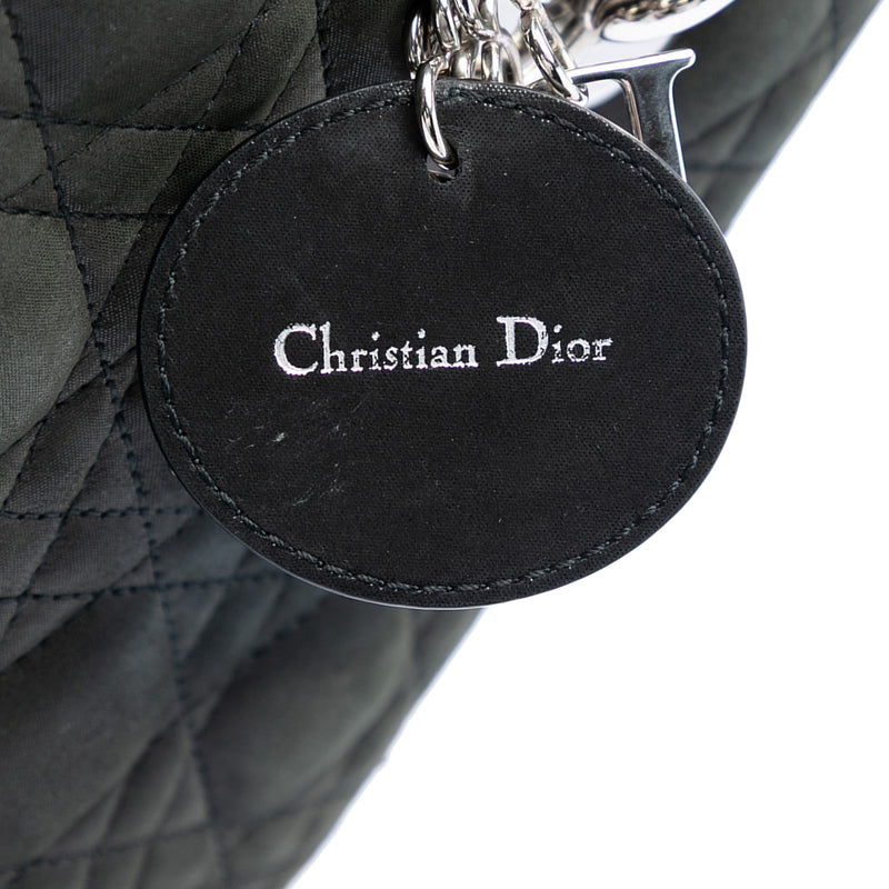 Medium Iridescent Lambskin Cannage Lady Dior - Image 5