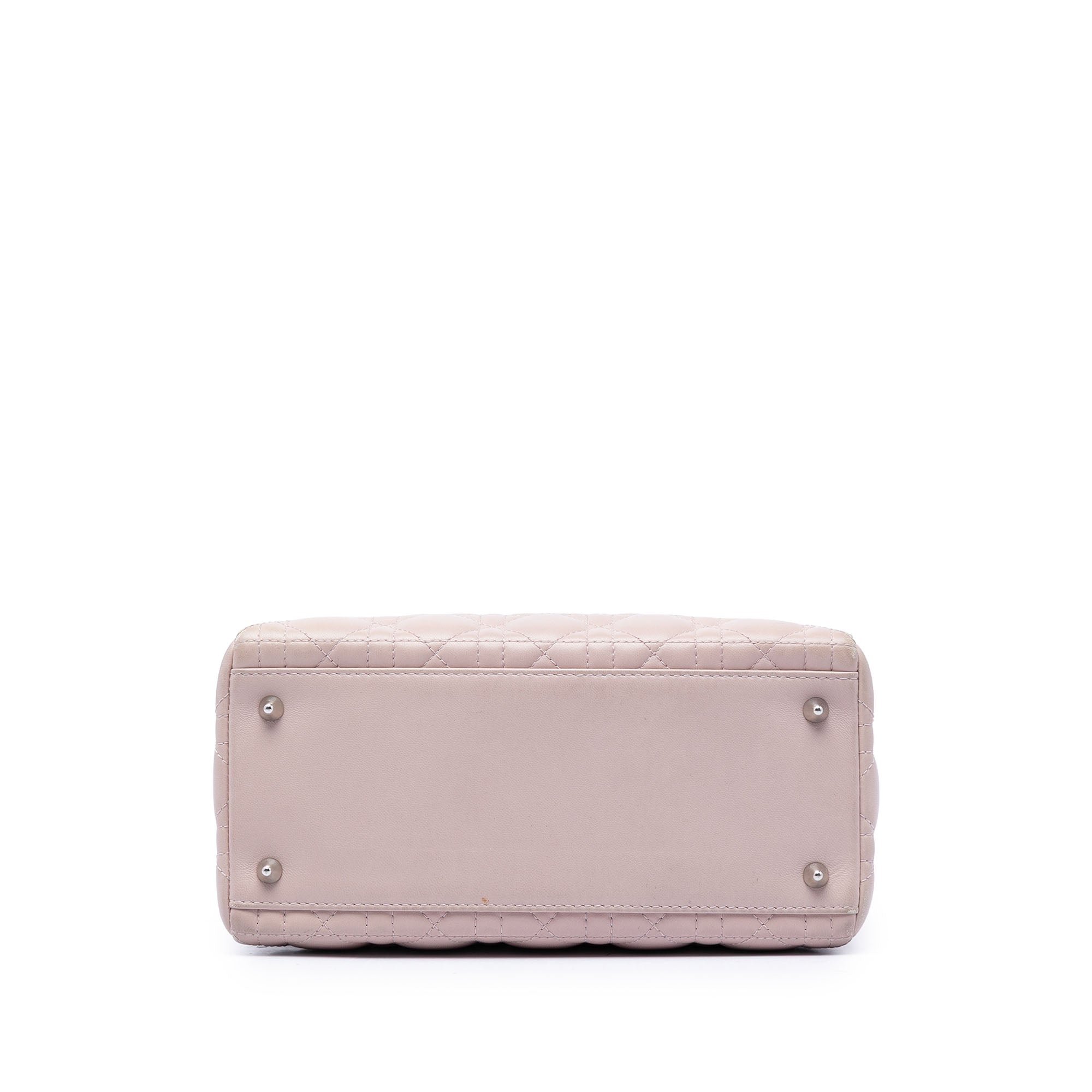 Medium Lambskin Cannage Lady Dior - Image 3