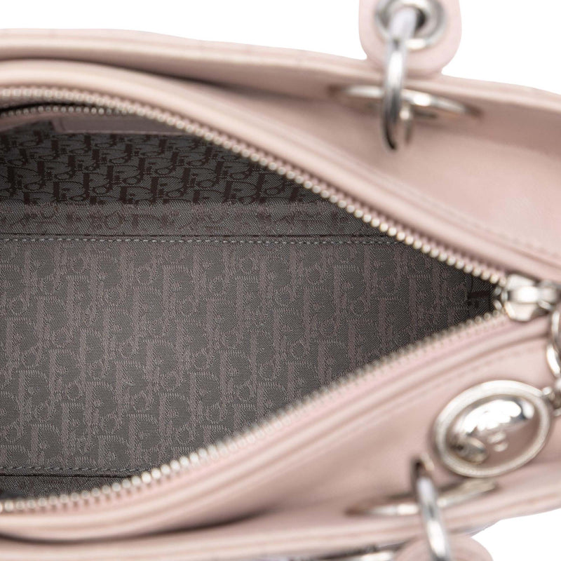 Medium Lambskin Cannage Lady Dior - Image 4