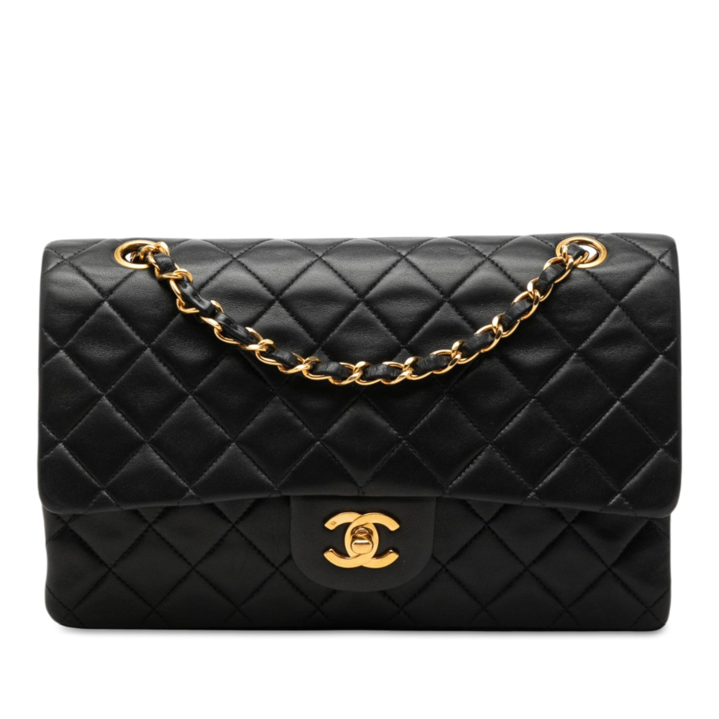 Medium Classic Lambskin Double Flap - Image 1