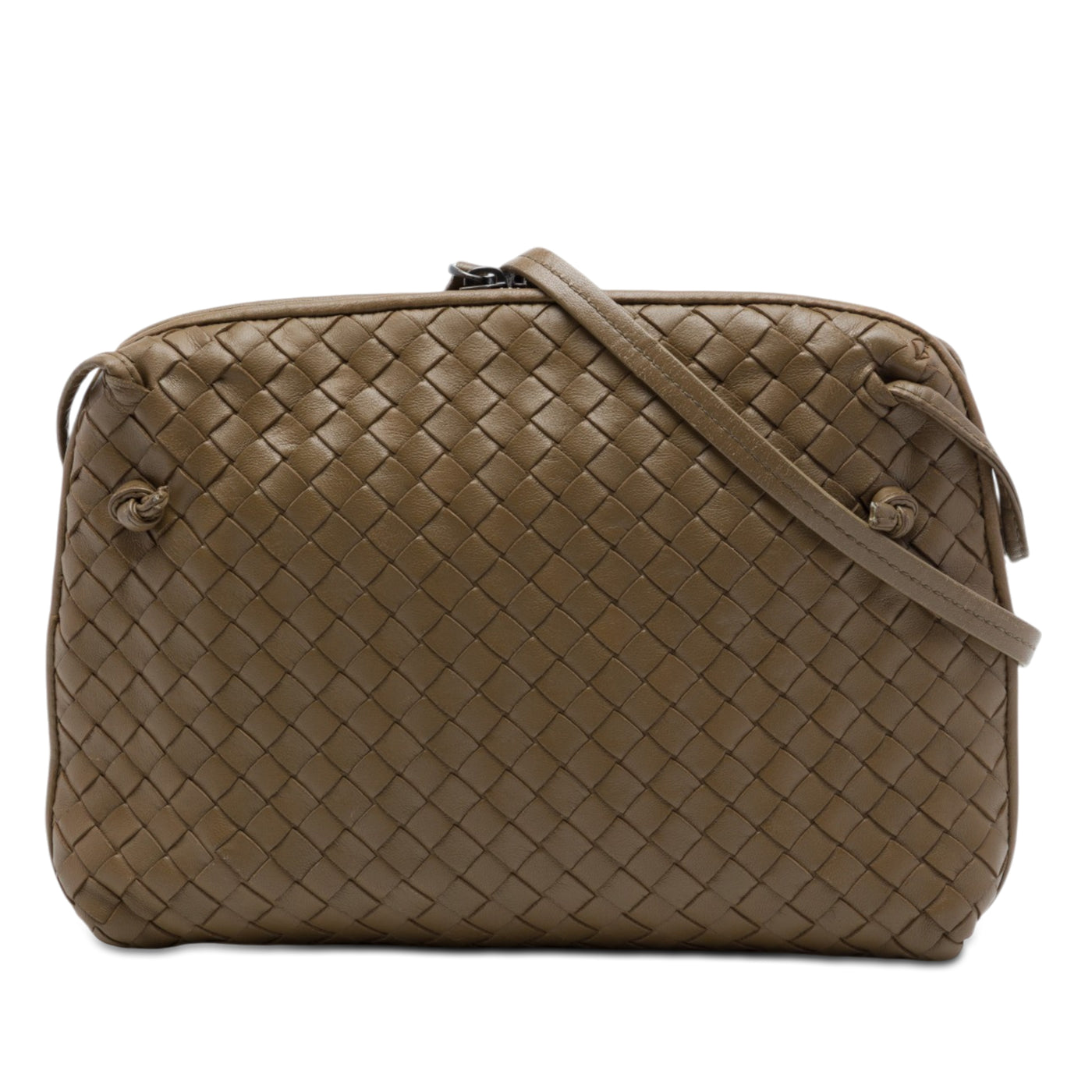 Nappa Intrecciato Nodini Crossbody - Image 1