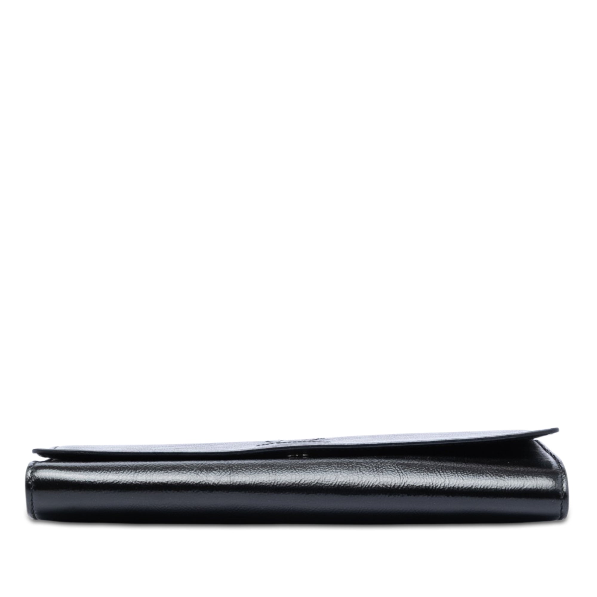 Small Textured Patent Monogram Belle De Jour Clutch - Image 3