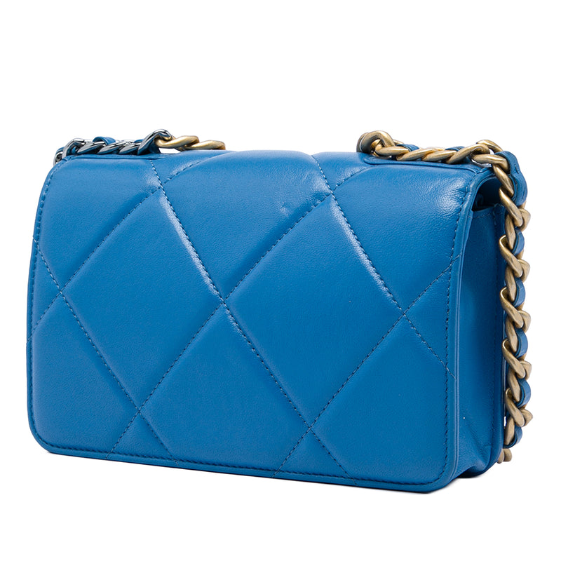 Quilted Lambskin 19 Wallet On Chain - Image 2