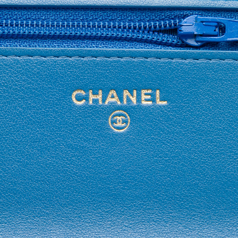 Quilted Lambskin 19 Wallet On Chain - Image 5