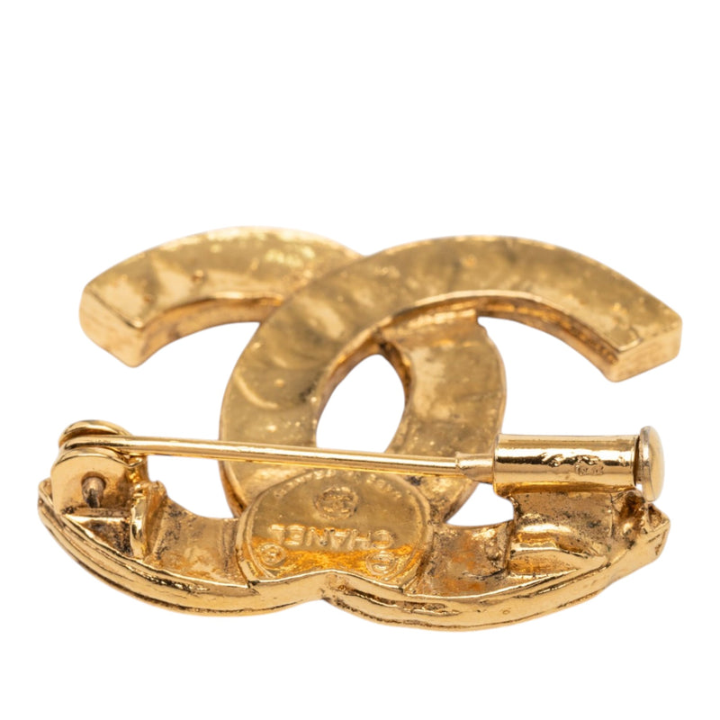 CC Gold Plated Strass Pin Brooch - Image 4