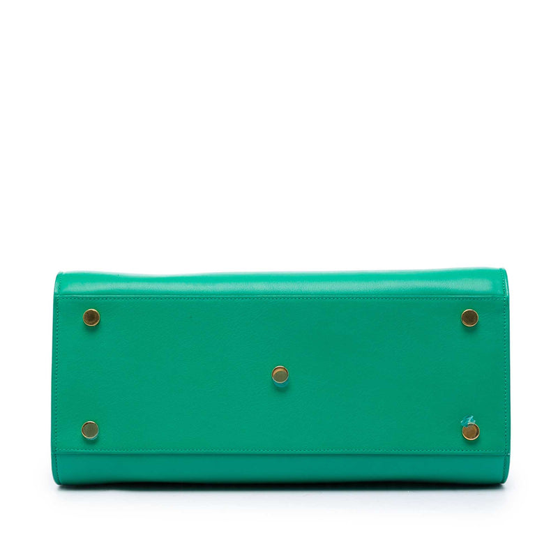Small Leather Sac De Jour Satchel - Image 3