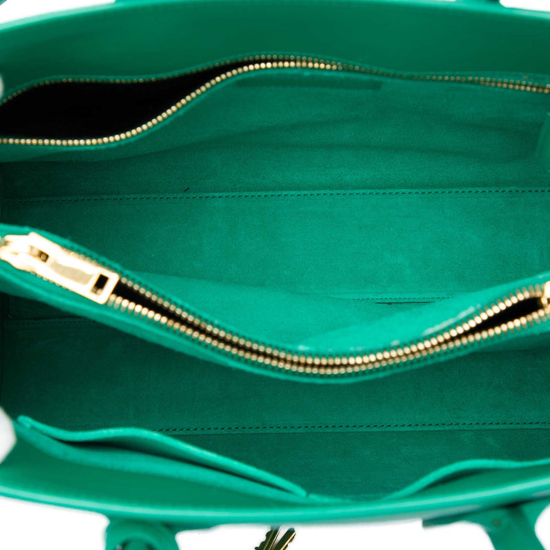 Small Leather Sac De Jour Satchel - Image 4