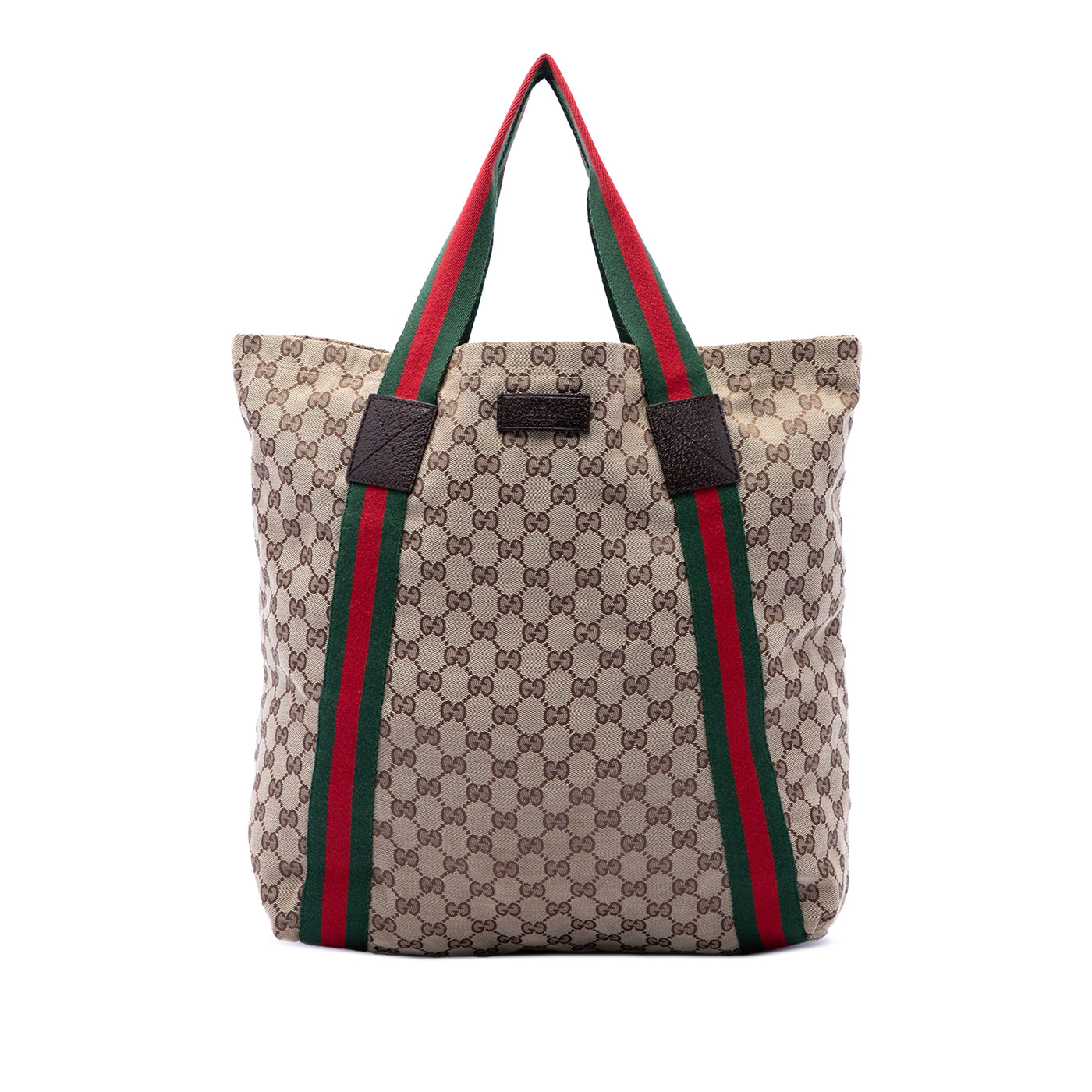 GG Canvas Web Tote - Image 1