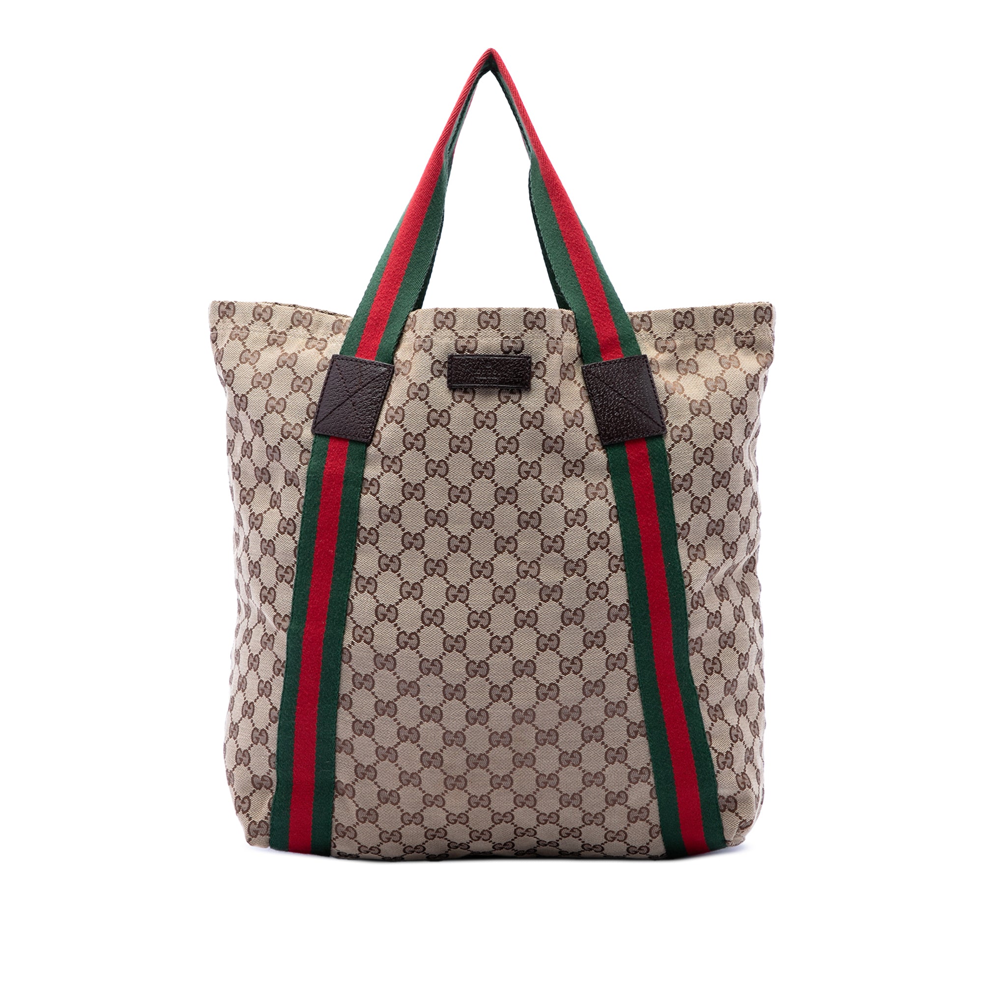 GG Canvas Web Tote - Image 1