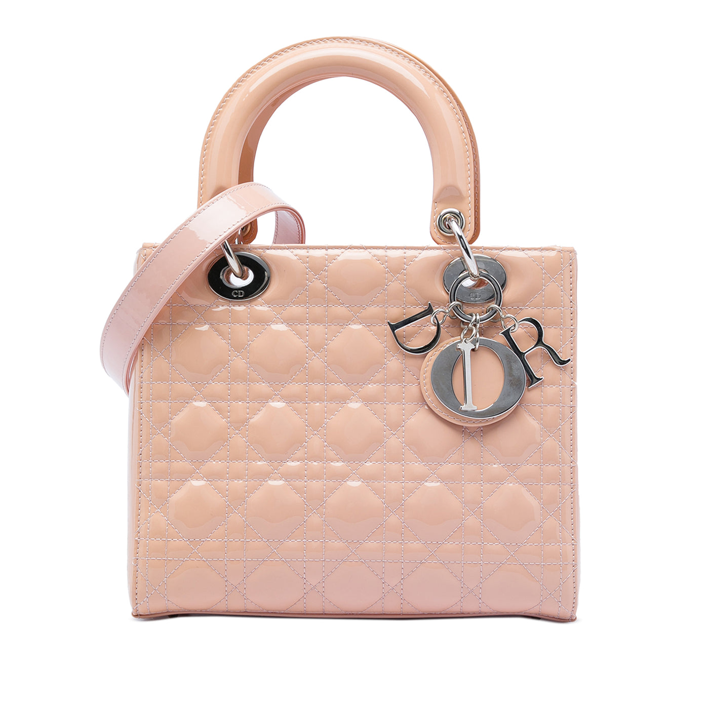 Medium Patent Cannage Lady Dior - Image 1