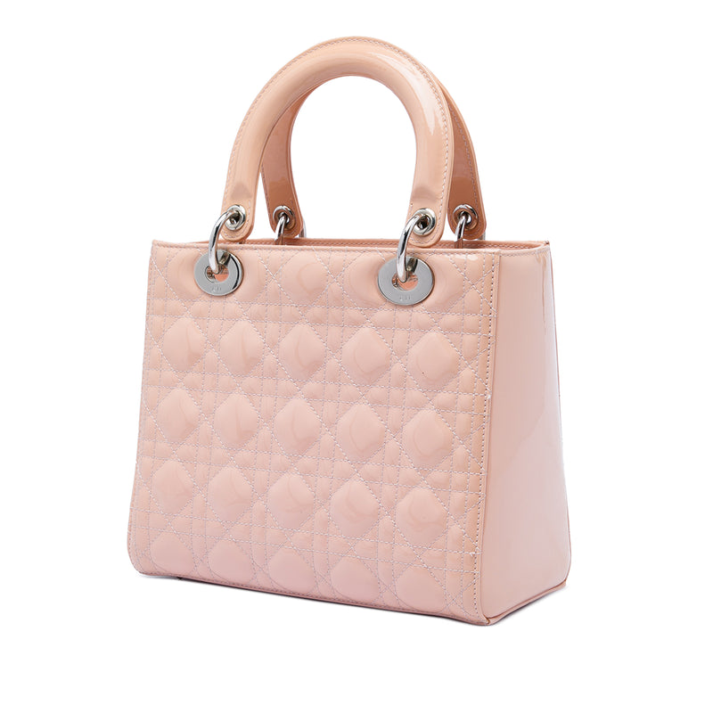Medium Patent Cannage Lady Dior - Image 2
